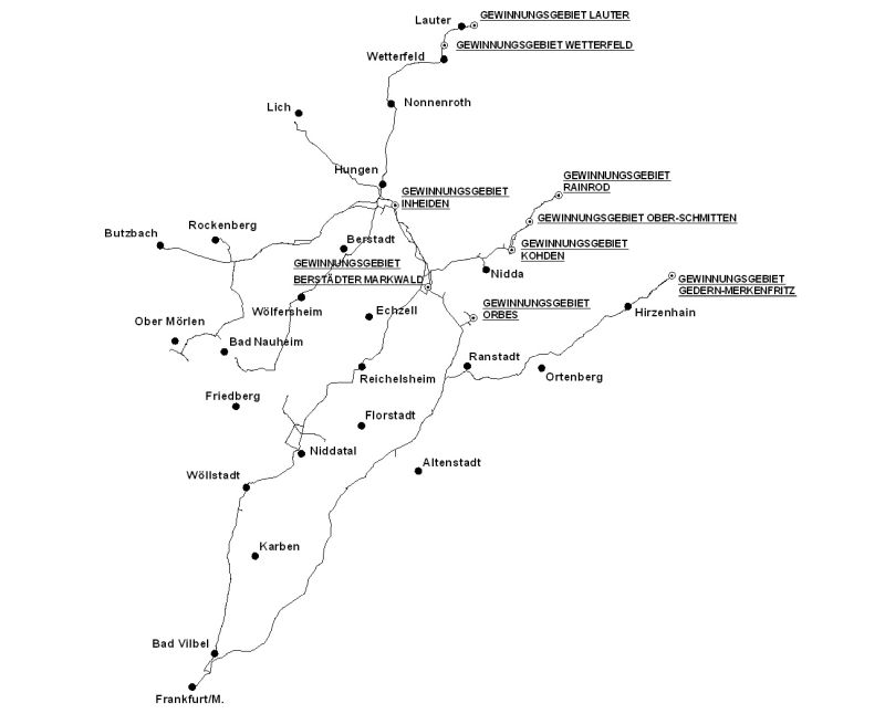 OVAG Fernwasserleitungsnetz