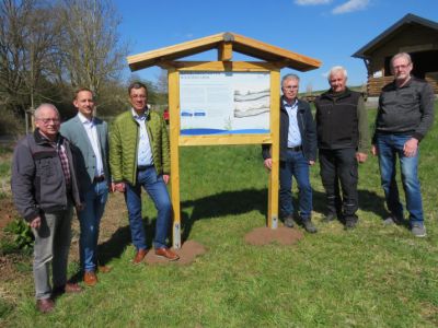 Bild: Herbert Schott, vlnr: Hubert Klaus, Leopold Bach, Heiko Stock, Peter Weiß, Bern Klaus und Herbert Schaaf